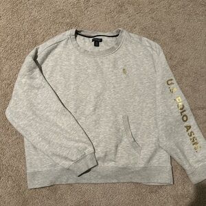 Medium U.S Polo Assn. grey sweatshirt